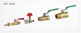 Air compressor brass ball valve