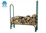 Outdoor Metal firewood Storage Rack log rack Cart Stand Holder