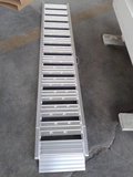 400kgs aluminum loading ramps with handle straight model
