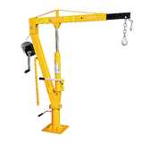 900kgs  SWIVEL  Pickup Crane with galvanised winch ON THE BACK model 2000lbs WITH 3T Pump