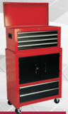 C-8062D 4DRAWER TOOL CHEST /2 DRAWER MOBILE TROLLEY
